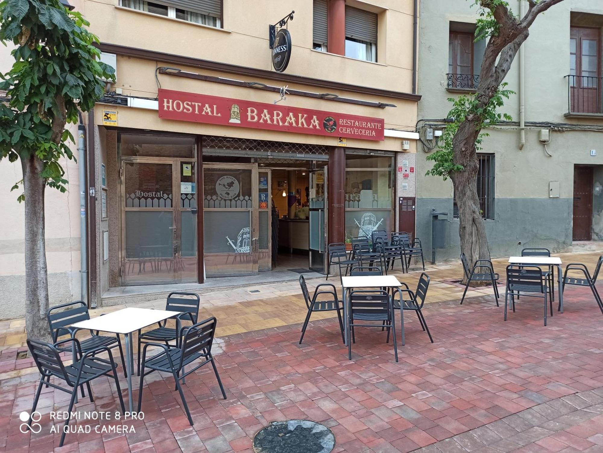 Hostal Restaurante Baraka Alagón Exterior foto